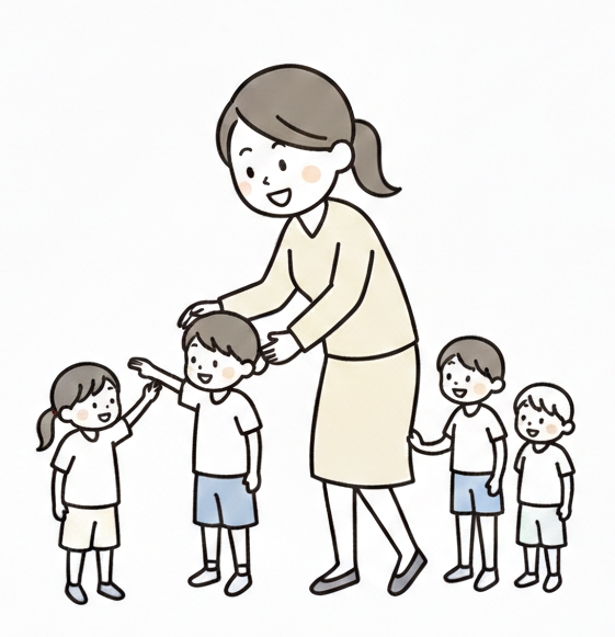 成長とサイズの変化イメージ